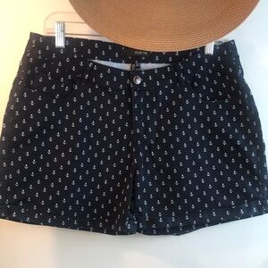 Coastal Nautical Navy Shorts Size 10P